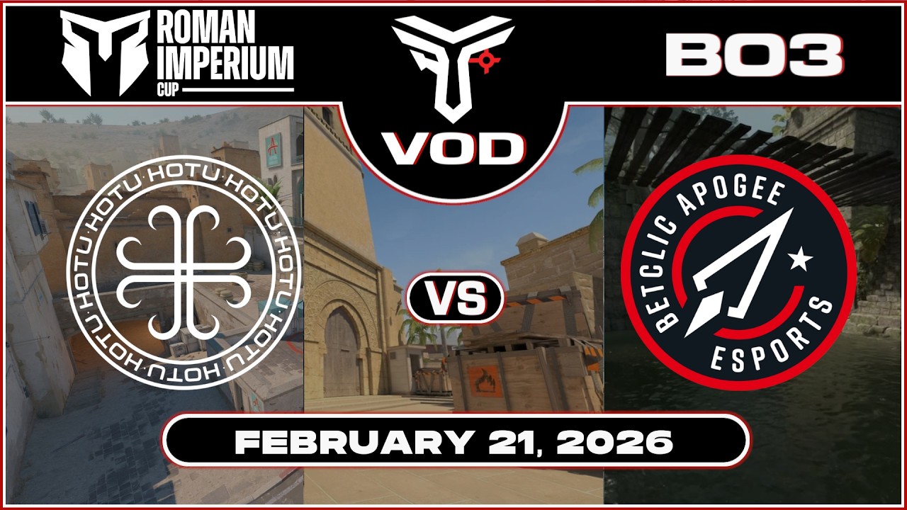 HOTU vs Betclic | Roman Imperium Cup V | #BO3 | @TrottahCS [ #cs2 #vod ]