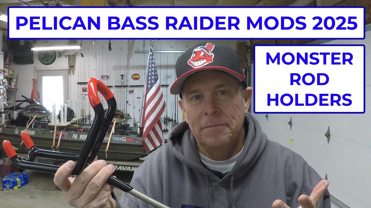 PELICAN BASS RAIDER MODIFICATIONS | MONSTER ROD HOLDERS