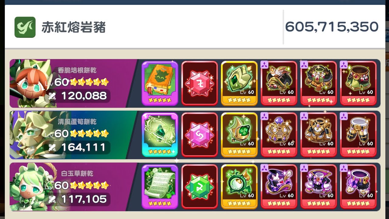 薑餅人之塔 赤紅熔岩豬 公會戰(風）6.05e丨Cookie run tower of adventures guild battle (Wind） S8