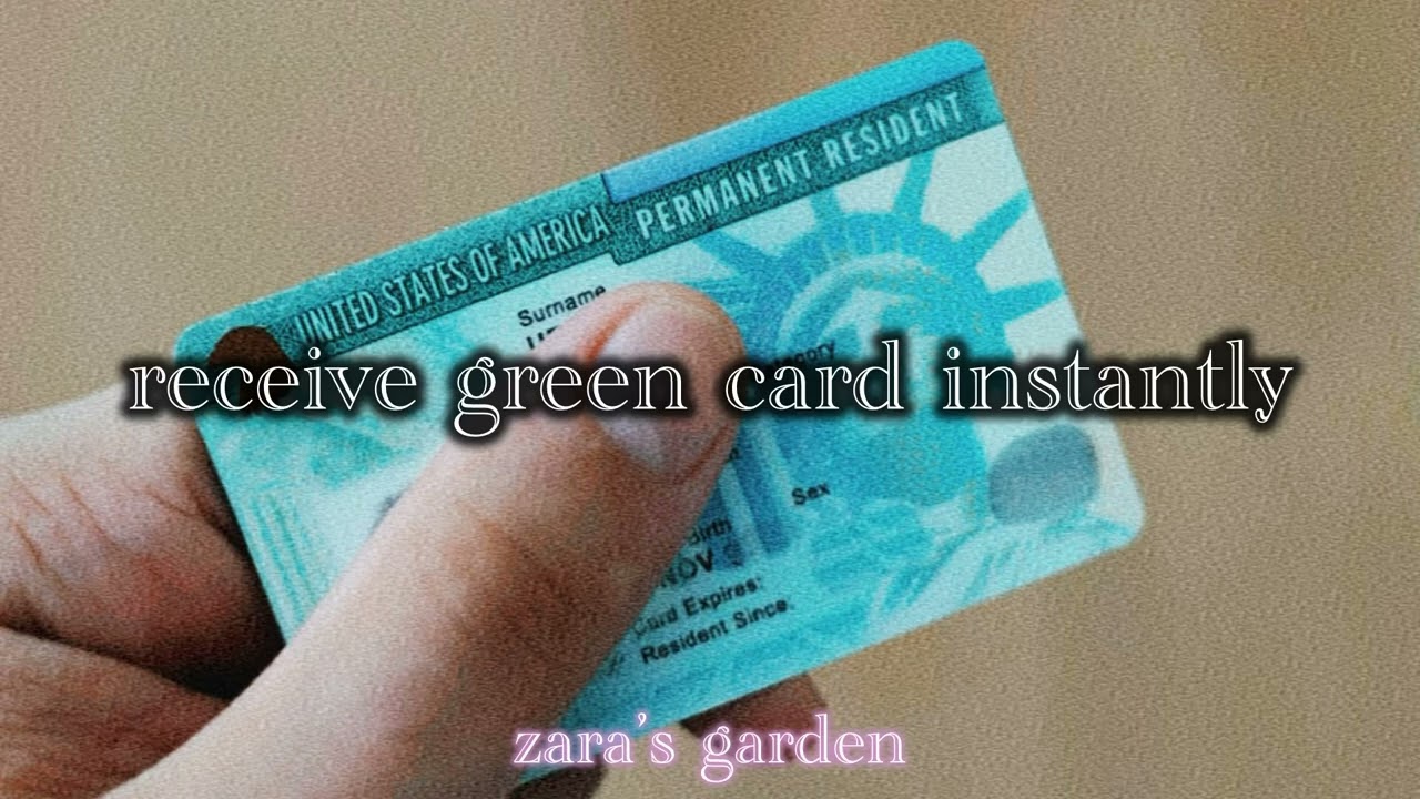 manifest green card and work permit instantly subliminal 