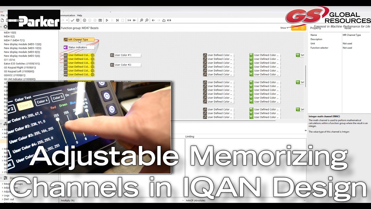 Automating Parameter Changes in IQAN Design