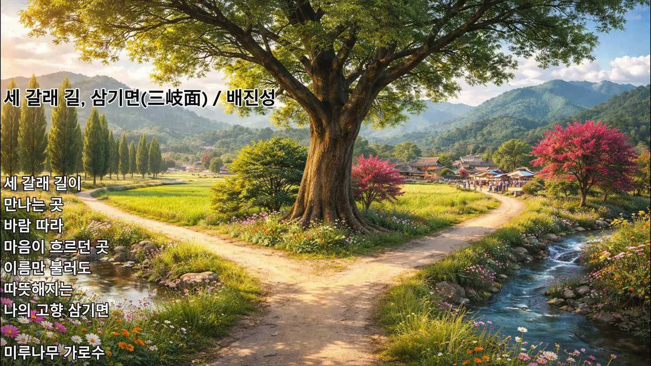 세 갈래 길, 삼기면(三岐面) / 배진성 / 20260402-2 /