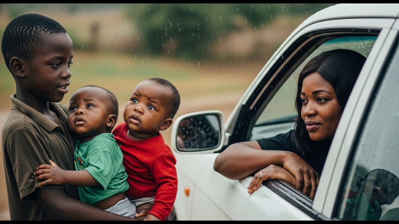 Billionaire Lady Sees Boy Begging In Rain With Twins—What She Discovered Made Her Cry!
