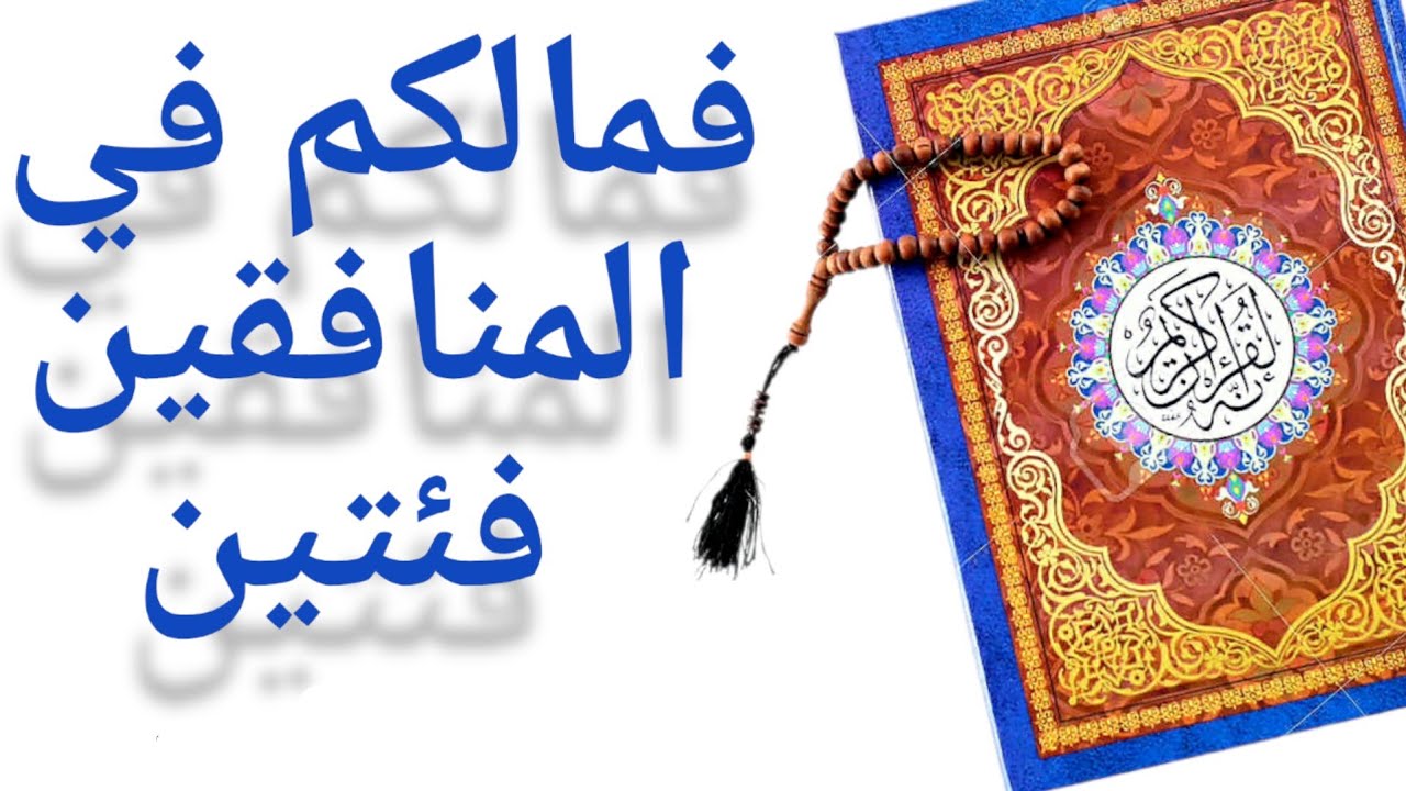 فمالكم في المنافقين فئتين❤❤