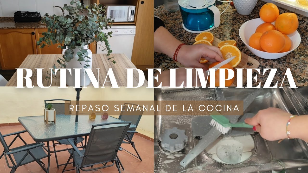 RUTINA DE LIMPIEZA🧹TAREAS SEMANALES EN LA COCINA/ LIMPIEZA DE LA TERRAZA