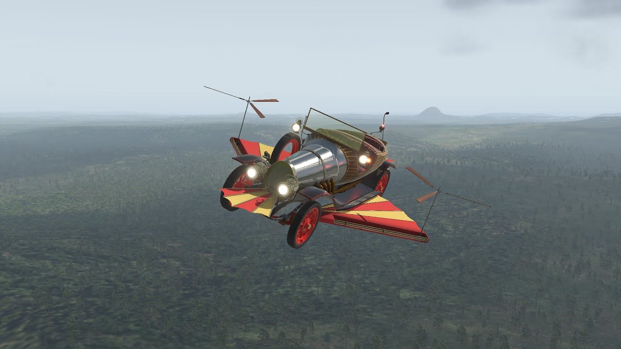 Chitty Chitty Bang Bang | Full Flight & Drive & Landing | X-Plane 11 | #swiss001landing