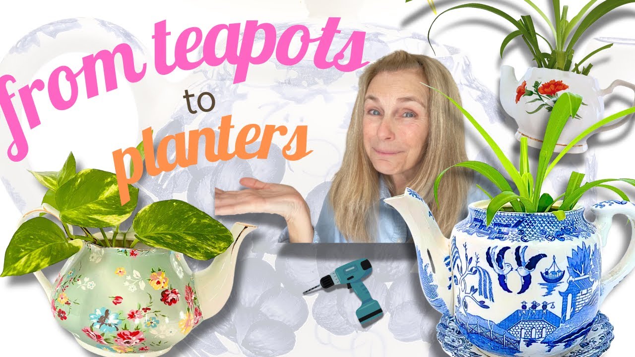 ABSOLUTE BEST Antique Teapots to Turn into Houseplant Planters
