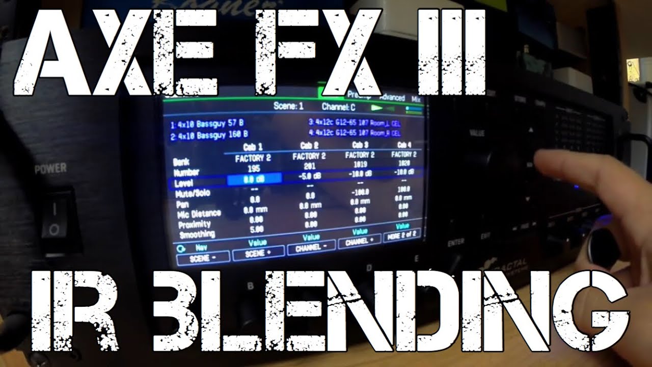 Axe FX 3: Cab Block, IR Blending, Mic Preamps