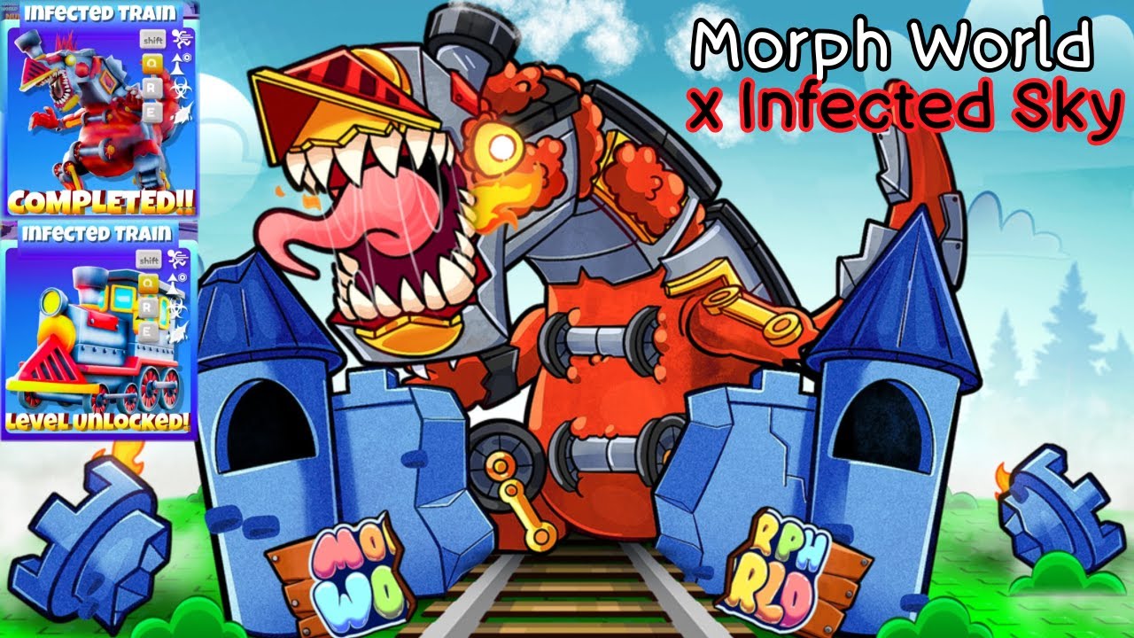 ЗАРАЖЕННЫЙ ПОЕЗД ГОДЗИЛЛА!! ОБНОВЛЕНИЕ в Morph World