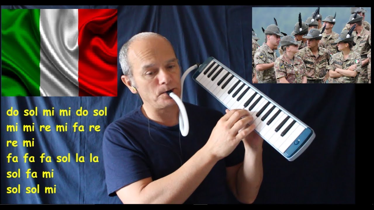 Sul Cappello - canzone degli ALPINI (con la DIAMONICA)
