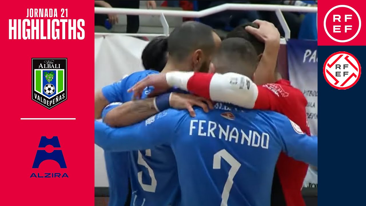 Resumen #PrimeraDivisiónFS | Viña Albali Valdepeñas 5-0 Family Cash Alzira  | Jornada 21