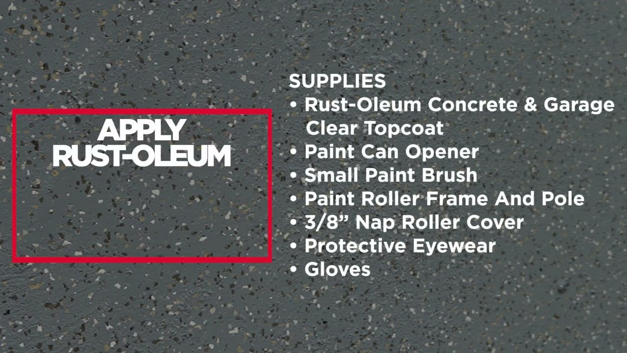How To Apply Rust-Oleum Concrete And Garage Floor Paint + Primer