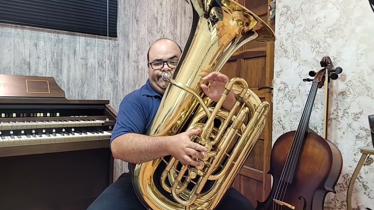 Hino 163 CCB - Neste mundo de ilusão | Tuba e Teclado