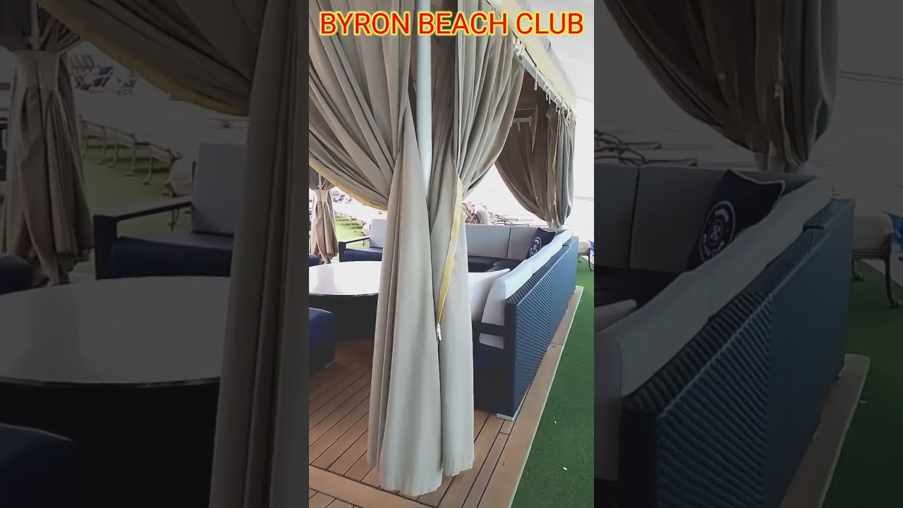 #cruiseship BYRON BEACH CLUB #beachclub
