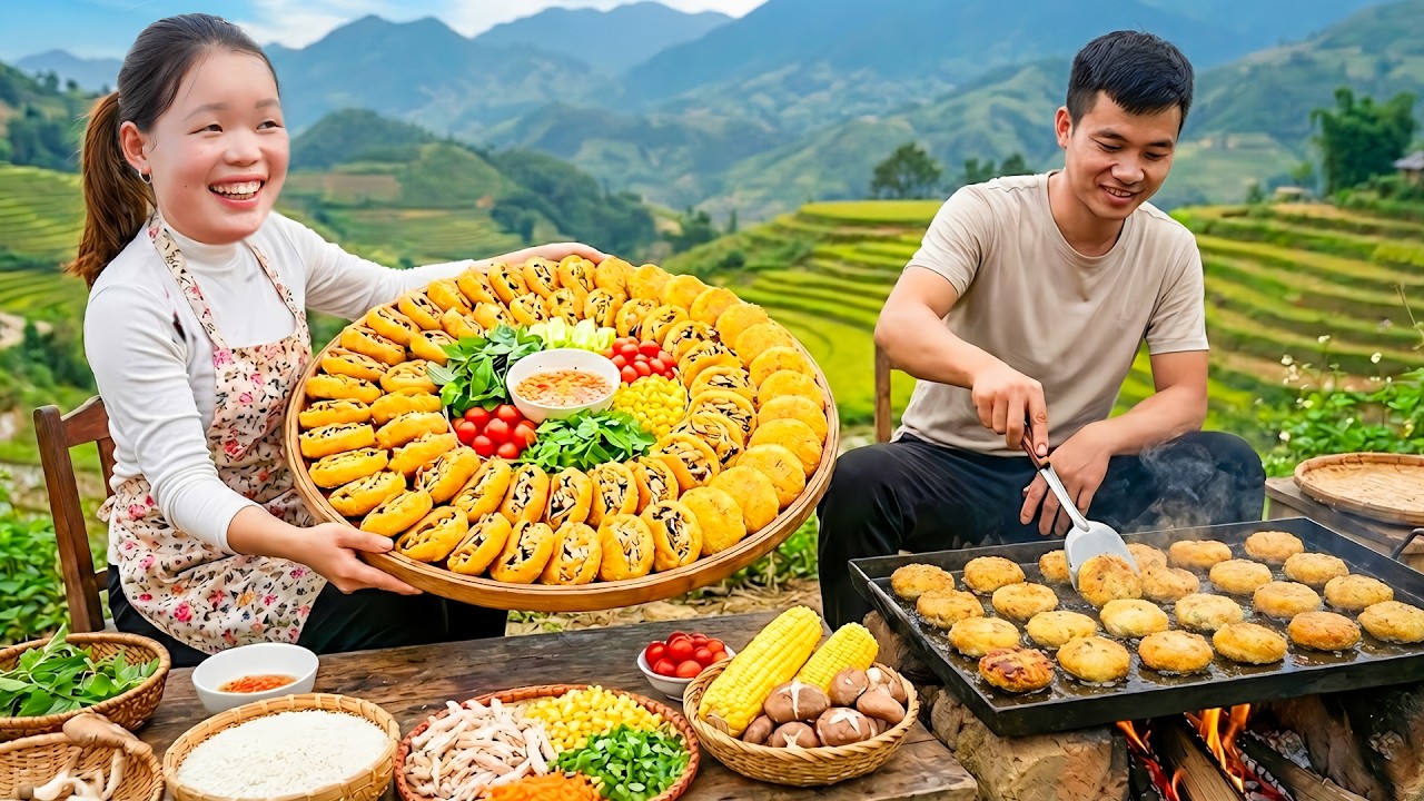 How to Make Delicious Fried Chicken Cakes to Sell at Local Market with Huong