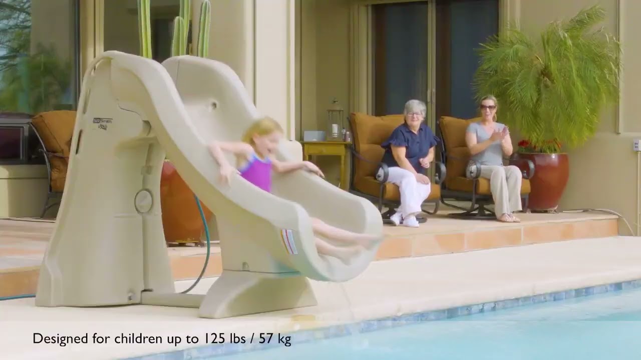 SlideAway®    The Safe Removable Pool Slide from S R  Smith