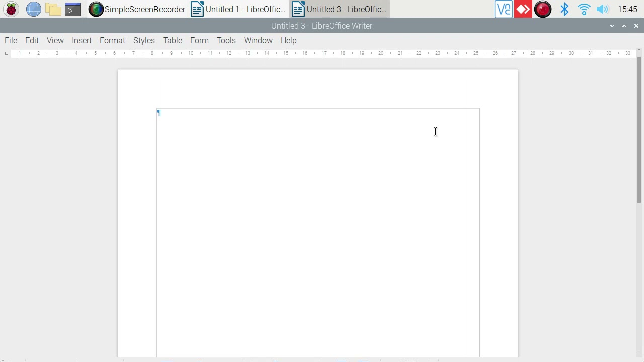 LibreOffice Writer Using Tabs