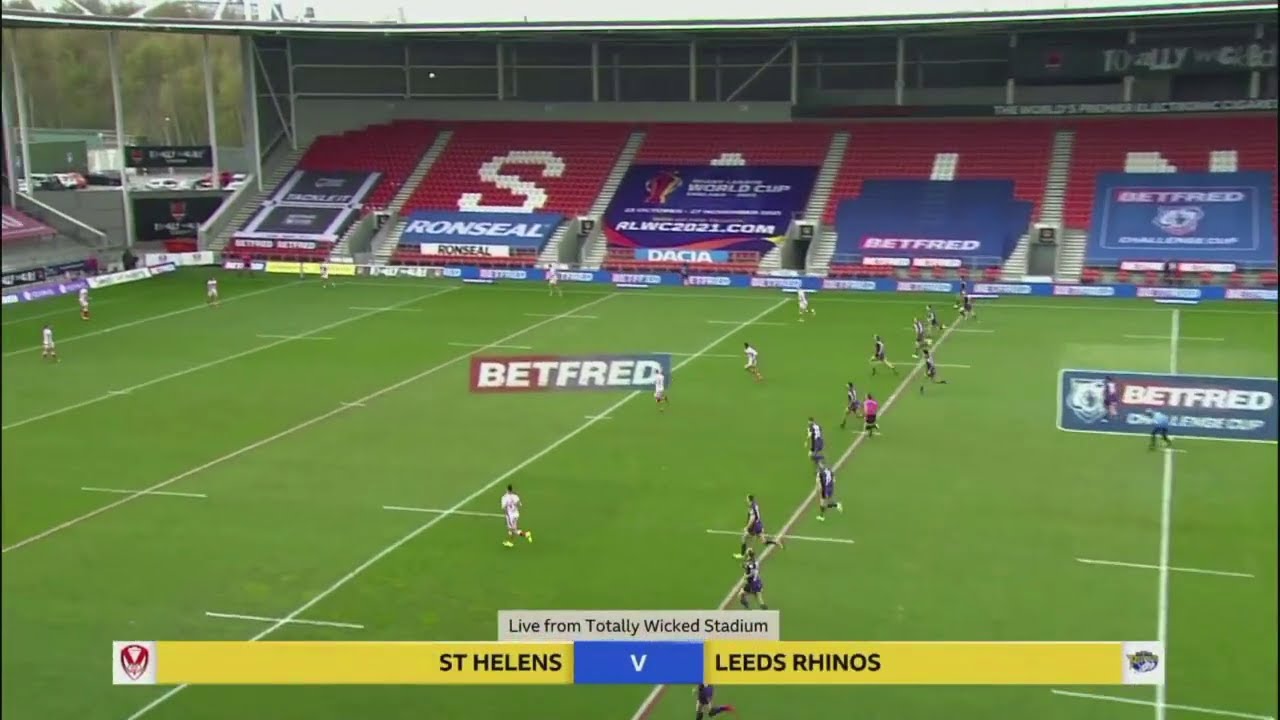 2021..Challenge Cup 3rd Round..St Helens v Leeds