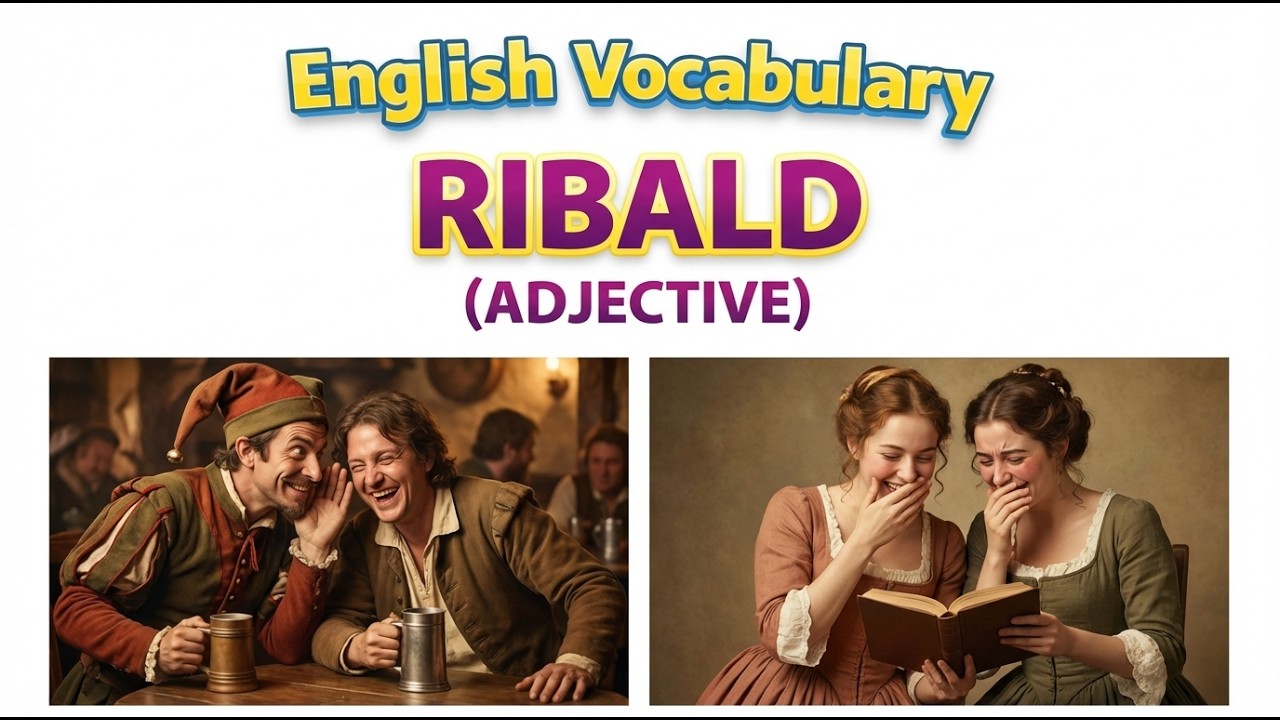 2331) Ribald –  Word Meaning, word use,  Synonyms & Antonyms  |  English vocab builder