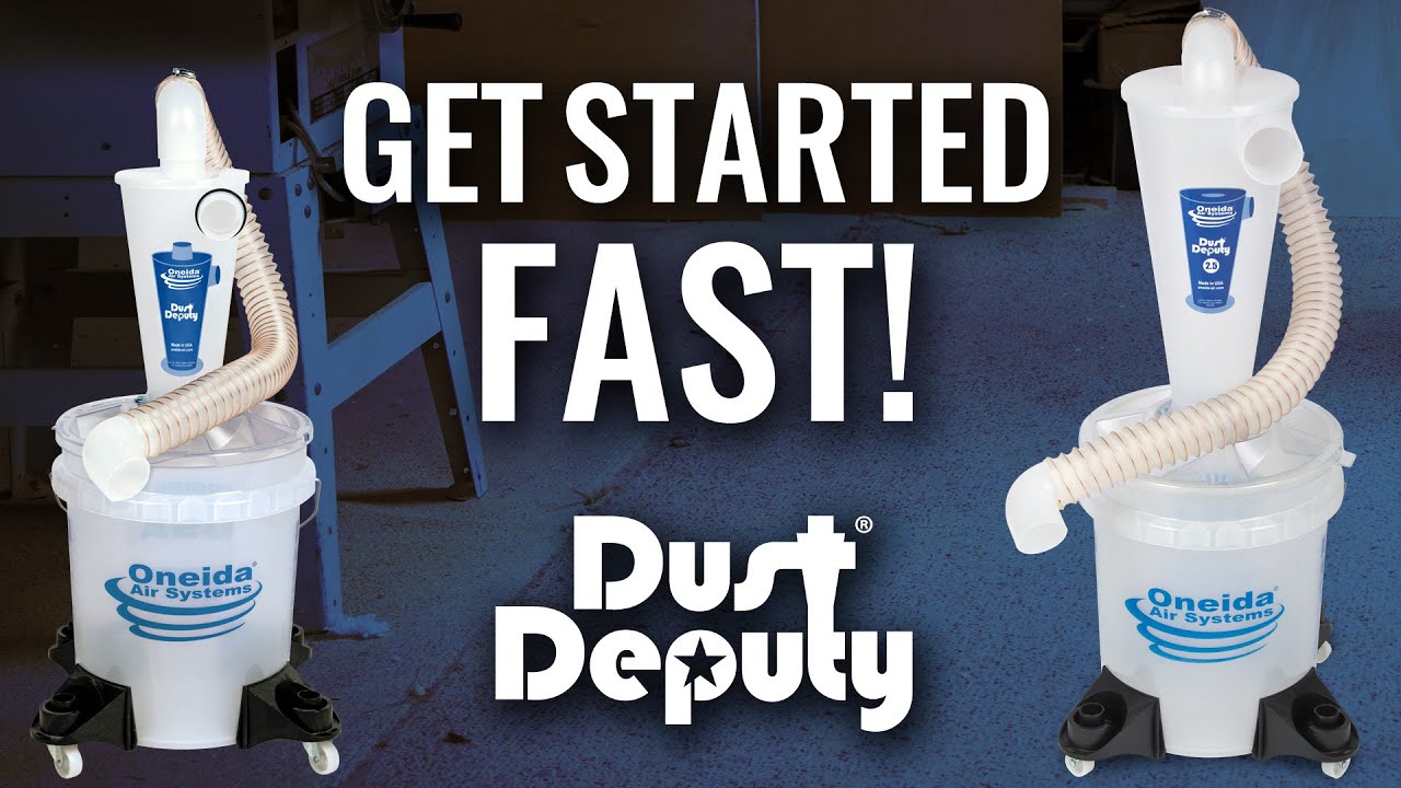 New to the Dust Deputy&reg; Deluxe Kit? WATCH THIS! Assembly Instructions | Oneida Air Systems, Inc.