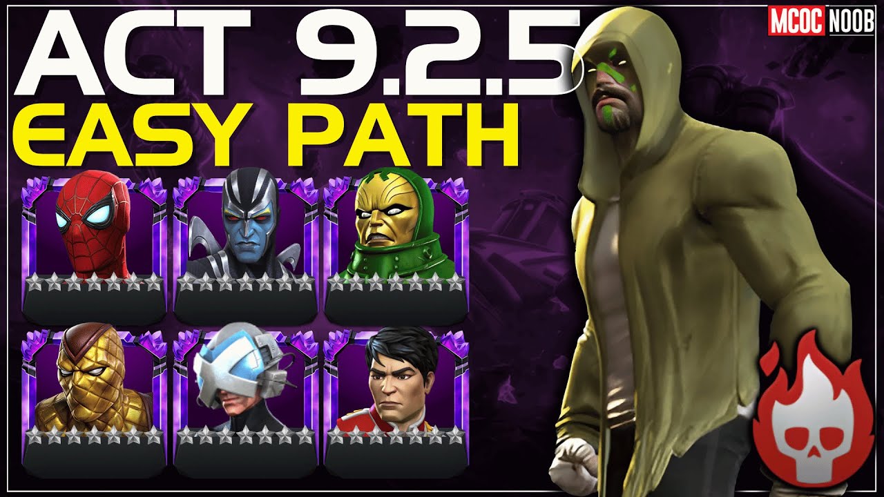 The EASIEST Path To Victory In MCOC Act 9.2.5 with Karnak Boss!