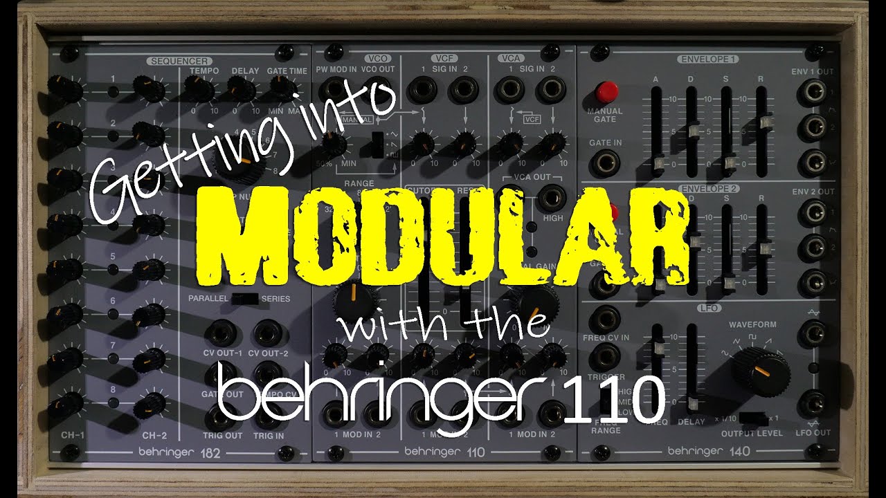 Знакомство с модульностью с Behringer 110