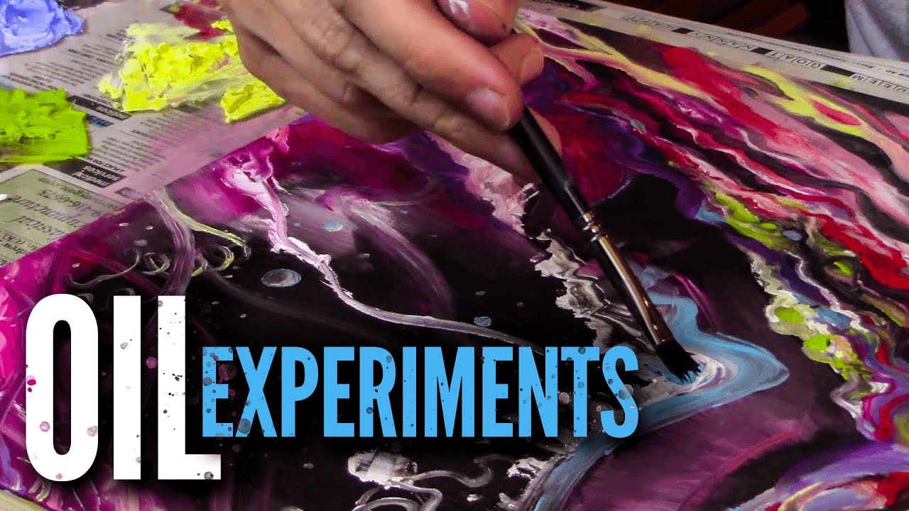 Peter Paints: Cosmic Uterus + Bonus Self-Portrait