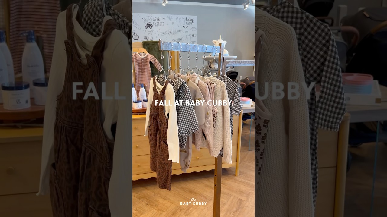 Fall finds at baby cubby featuring Rylee and Cru drop 2! 🤍🧸🍁🍂
