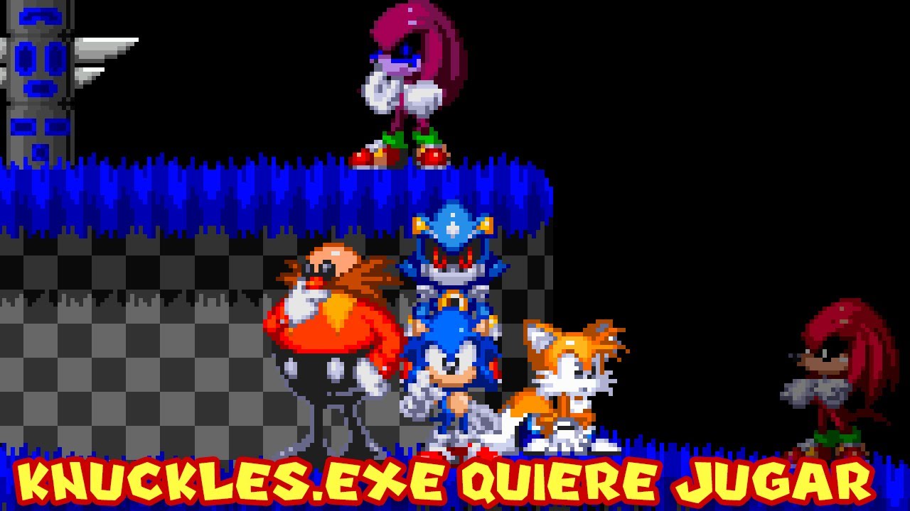 KNUCKLES.EXE QUIERE JUGAR - Knuckles.EXE Emerald's Curse con Pepe el Mago (#1)