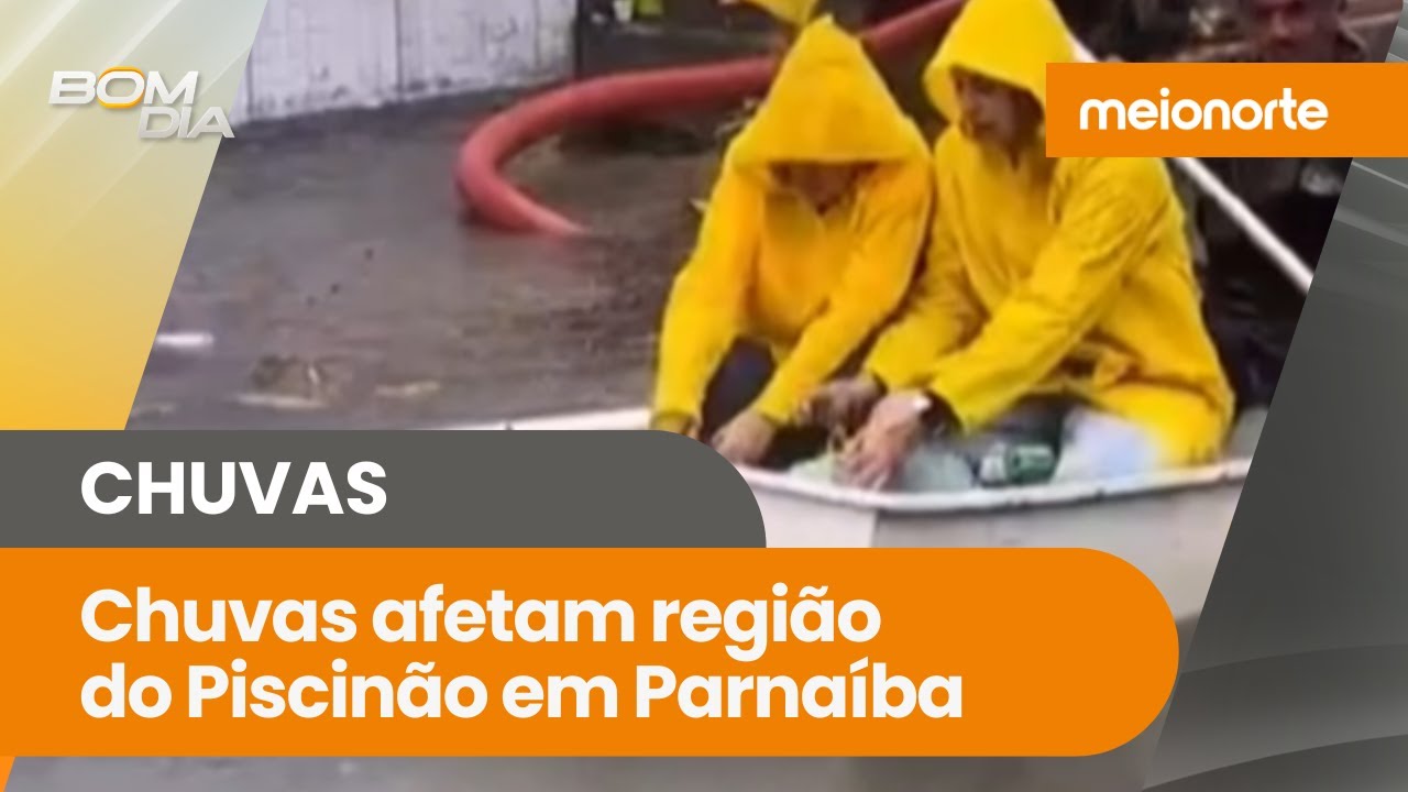 Fortes chuvas afetam a região do Piscinão em Parnaíba e prefeitura se posiciona; veja! | Bom Dia