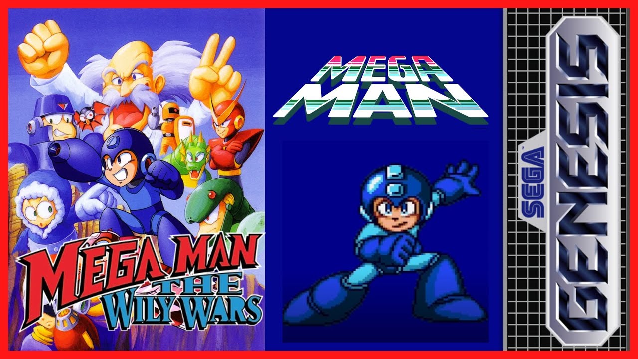 Mega Man 1 - Mega Man The Wily Wars - Sega Genesis Longplay - No Damage