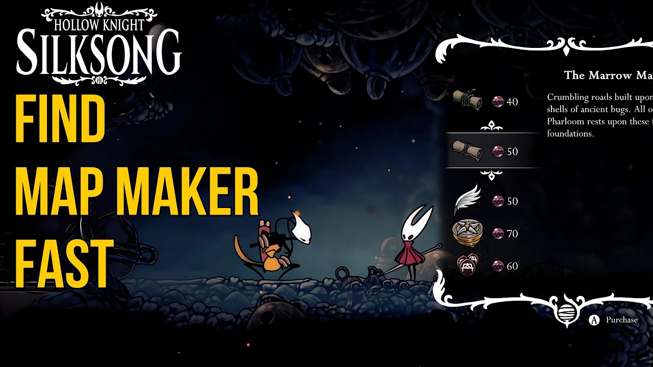 Hollow Knight Silksong &ndash; How to Find the Map Seller (Full Guide & Location)