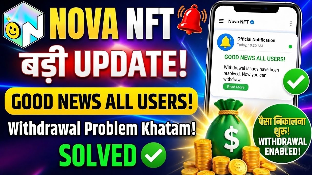 nova nft new update today//nova nft new update today withdrawal//treasure nft new update