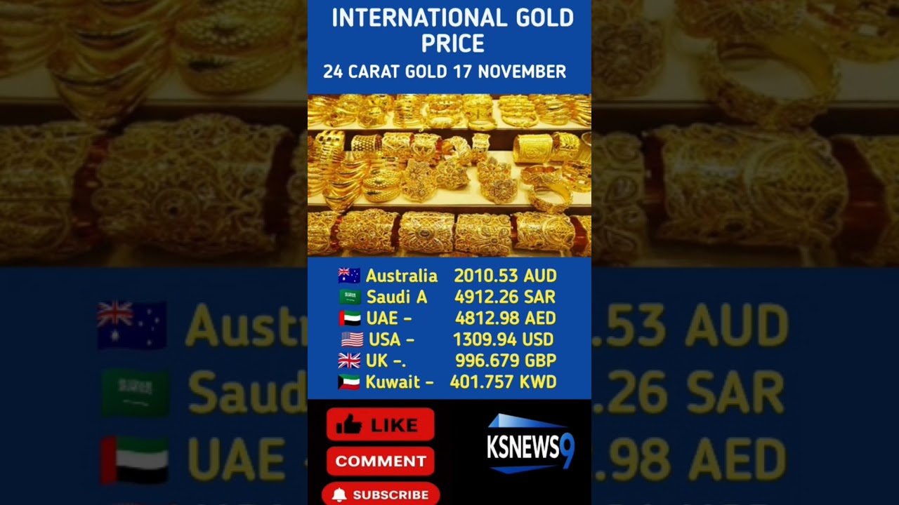 🙆International Gold Price Today &ndash; 24K Latest Global Update
