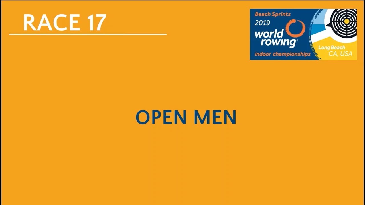 2019 World Rowing Indoor Champs: open men's 2000m