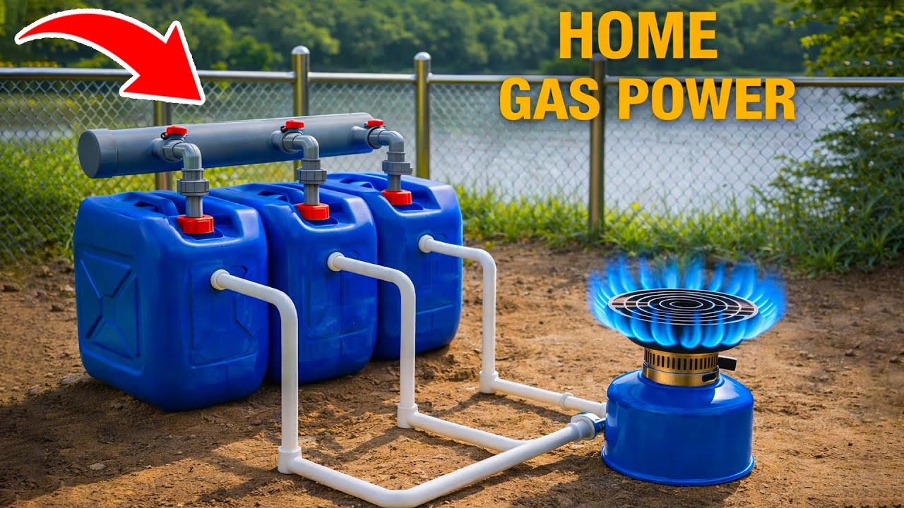 Больше не нужно покупать газовые баллоны! Я получаю бесплатный газ на всю жизнь, используя всего нес
