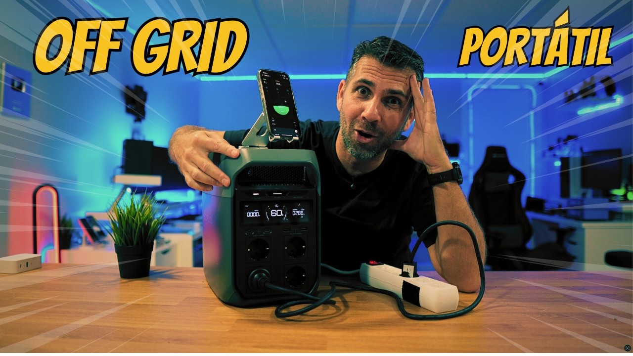 OFF GRID com Bateria Portátil na Casa Toda 🤯⚡️ Ecoflow Delta 3