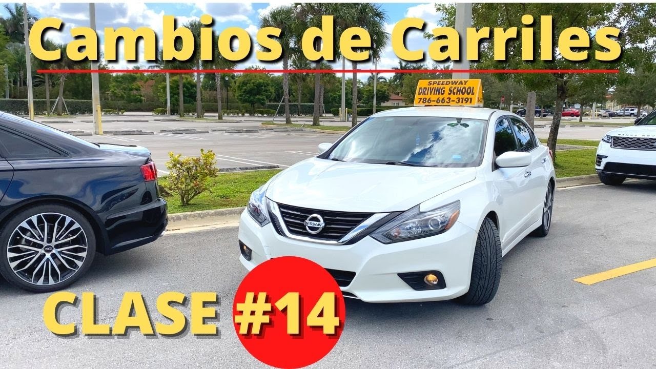 Tecnicas para CAMBIAR DE CARRIL al Conducir un Auto.Clases de Manejo#14.APRENDE A CONDUCIR.
