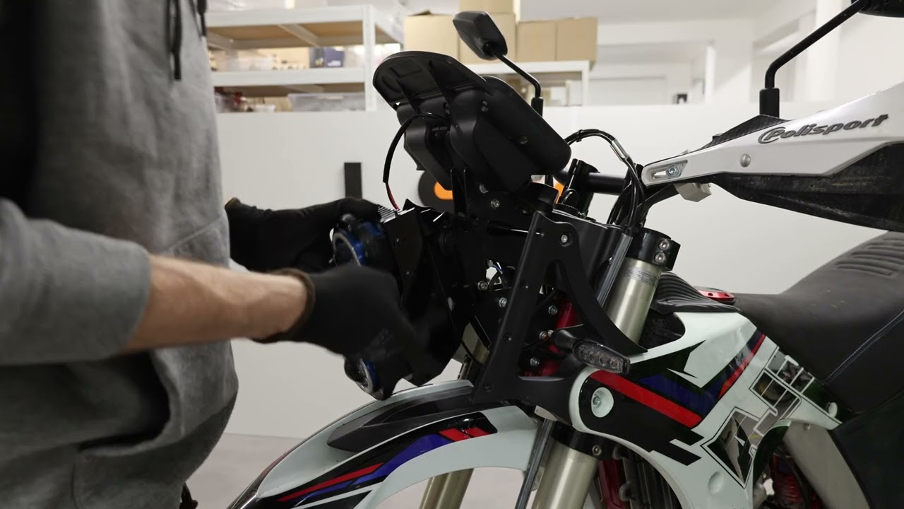 AJP PR7 Street-Legal XH1 LED Headlight Kit - Installation