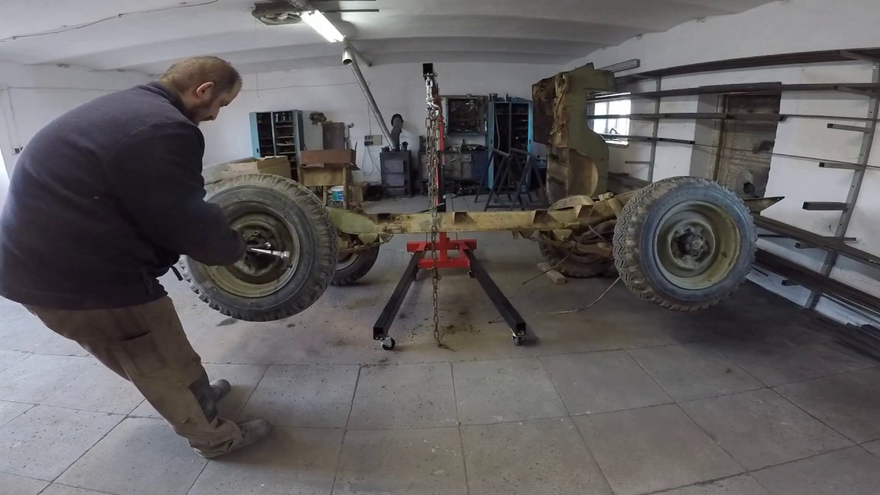 Prace rozbi&oacute;rkowe Jeep Willys - Viasa odc. 2.