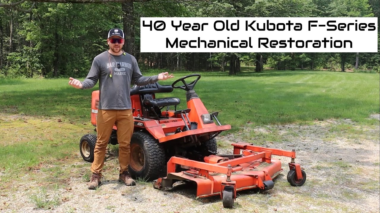 Kubota F-Series Mower Mechanical Restoration