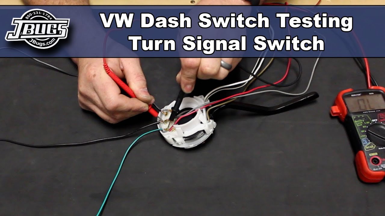 JBugs - VW Dash Switch Testing - Turn Signal Switch