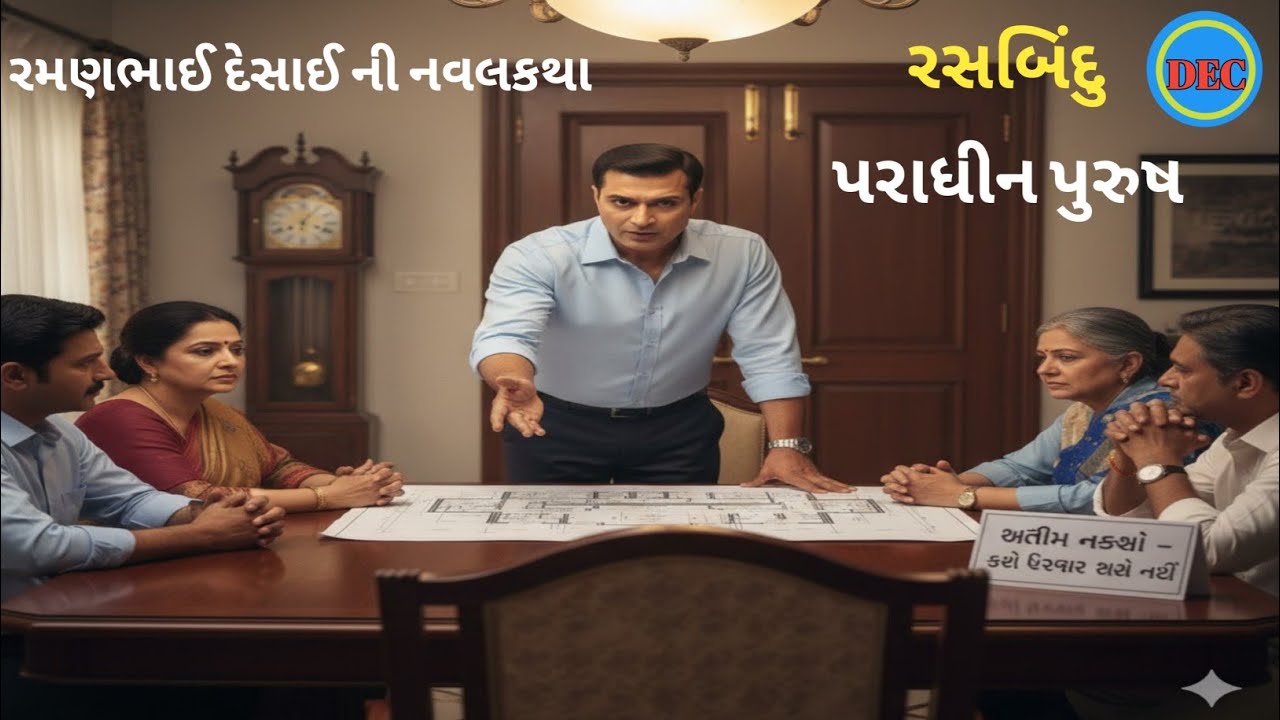 પરાધીન પુરુષ #Paradhin purush #રમણભાઈ દેસાઈ ની નવલકથા 