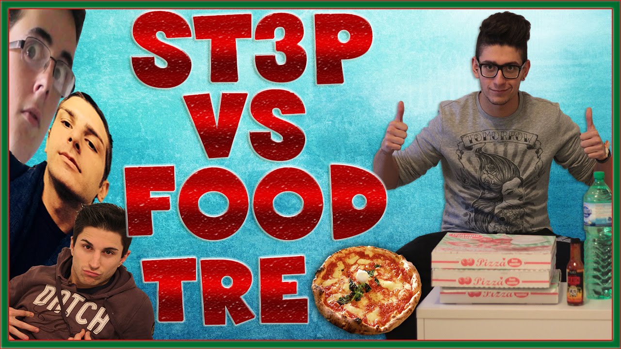 ST3P VS FOOD - 3 PIZZE w/Anima, Surreal & Vegas