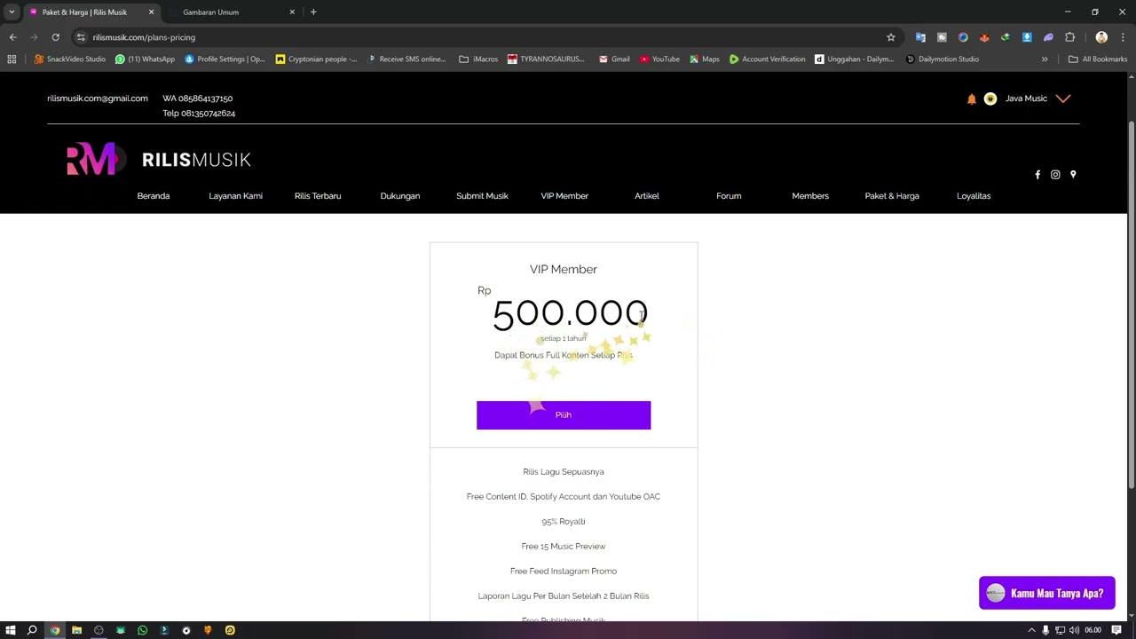 Update Pembayaran Royalti Dari Rilismusik Agreagtor Musik Indonesia Oktober 2025