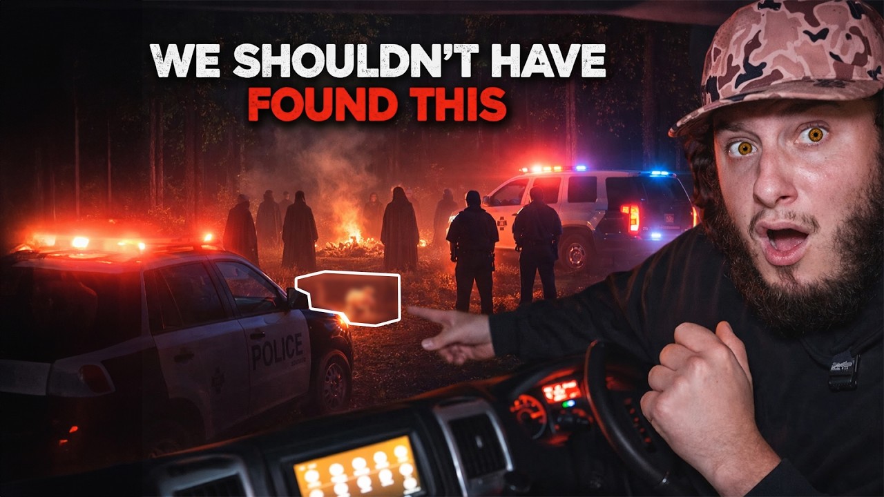 We Found Something HORRIFYING In a Satanic Cult Forest - Our SCARIEST Night Camping (DANGEROUS)
