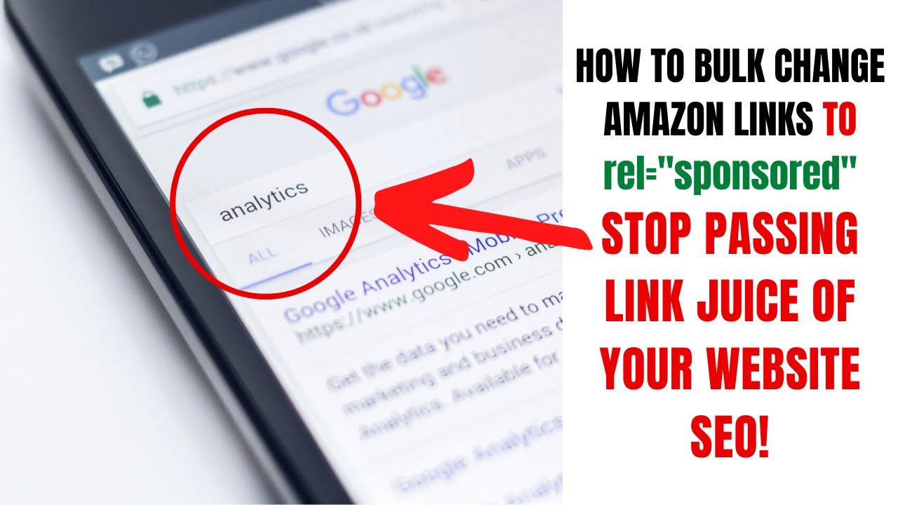 How to Add Rel Sponsored, NoFollow To Amazon And Paid anchor Tags(Google Guidelines)