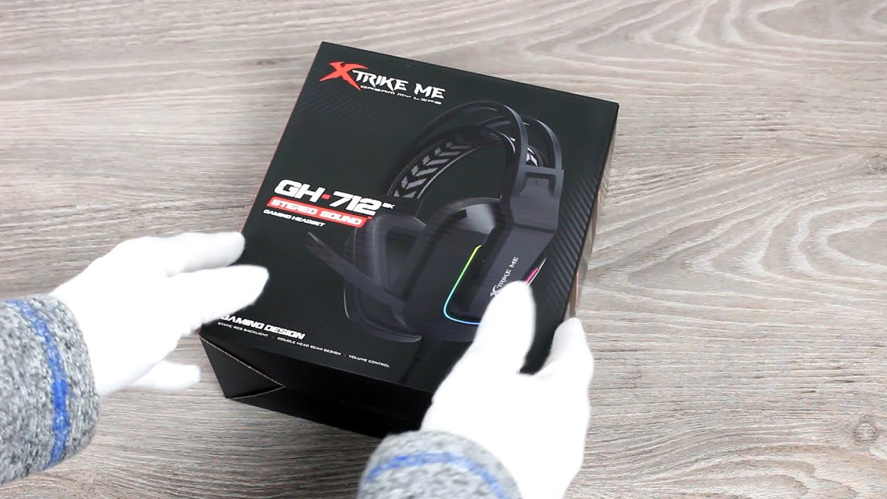 XTRIKE ME GH-712 Headphones Unboxing