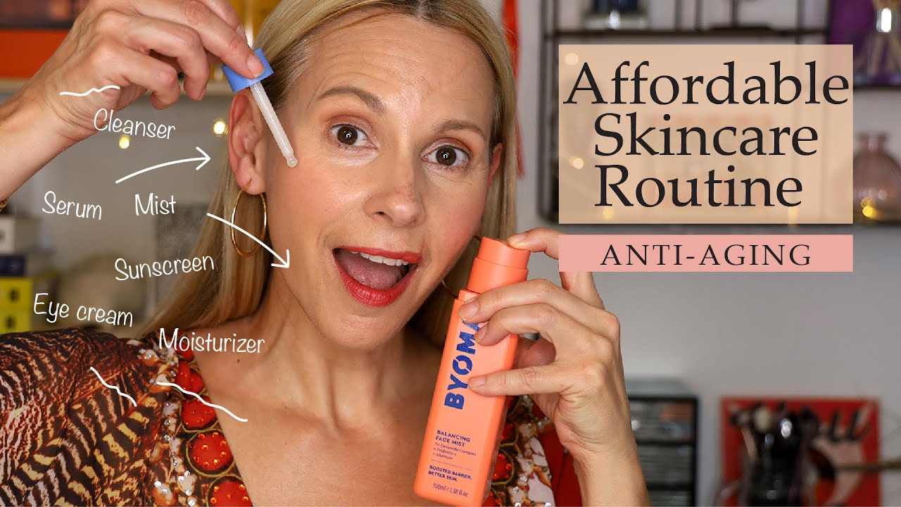 🌟  Antiaging Drugstore Skincare Routine | Skin Obsessed Mary