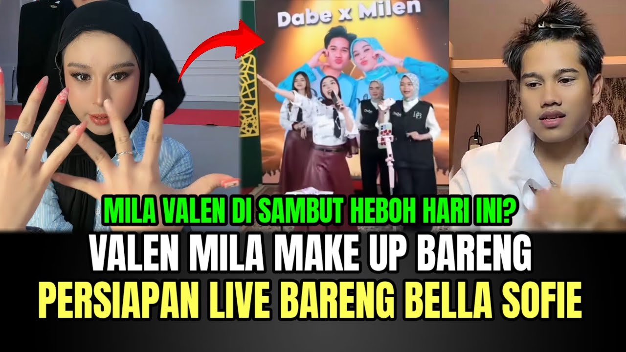 HEBOH! Valen Mila Make Bareng, Persiapan Live Bareng Mami Bella Sofie!